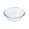 Pyrex kerek üveg sütőtál fedővel 27 x 23 cm 3 liter (2,3 liter + 0,7 liter)