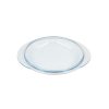 Pyrex kerek üveg sütőtál fedővel 27 x 23 cm 3 liter (2,3 liter + 0,7 liter)