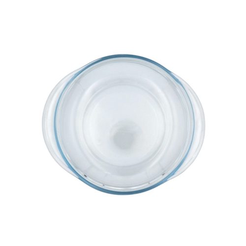 Pyrex kerek üveg sütőtál fedővel 27 x 23 cm 3 liter (2,3 liter + 0,7 liter)