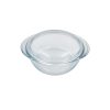 Pyrex kerek üveg sütőtál fedővel 21 x 18 cm 1,3 liter (1 liter + 0,3 liter)