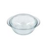 Pyrex kerek üveg sütőtál fedővel 24 x 20 cm 2,1 liter (1,6 liter + 0,5 liter)