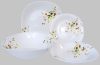 OPAL étkészlet szögletes 19 db. Mezei virág porcelán