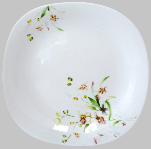 OPAL étkészlet szögletes 19 db. Mezei virág porcelán