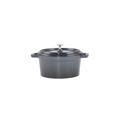 Perfect Home Zománcozott öntöttvas lábas mini 0,6 liter 14 cm Acélkék
