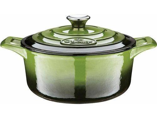 La Cuisine GREEN öntöttvas lábas 26x12cm 4,75 L. fedővel