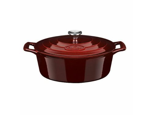 La Cuisine BERRY öntöttvas ovál sütőtál+ fedő  29x21x11cm 4,75 l.