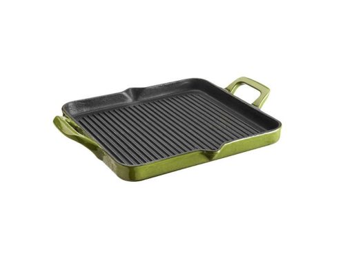 La Cuisine GREEN öntöttvas grillsütő 29×26 cm 2 fülű