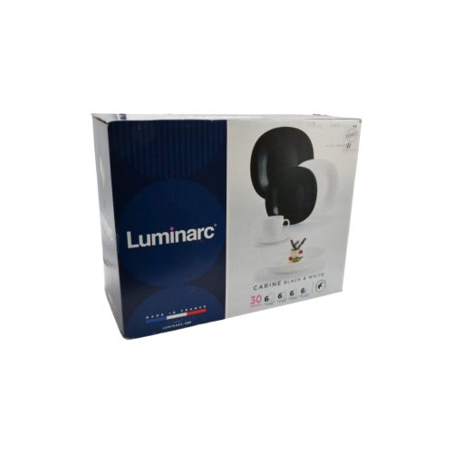 Luminarc Carine Black&White 30 részes étkészlet