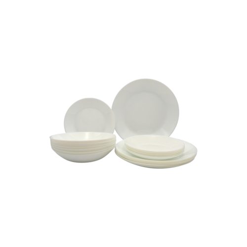 Luminarc Zelie 18 részes étkészlet fehér