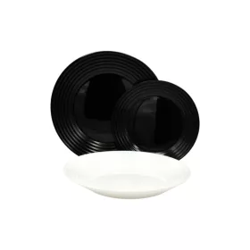 Luminarc Harena  Black&White 18 részes étkészlet