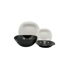 Luminarc Carine Black&White 19 részes étkészlet