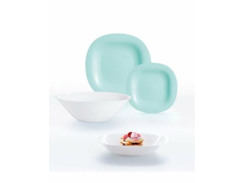Luminarc Carine Turquoise&White 19 részes étkészlet