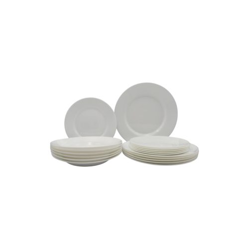 Luminarc PLUMI 18 részes étkészlet fehér