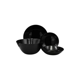 Luminarc Zelie Black 19 részes étkészlet fekete