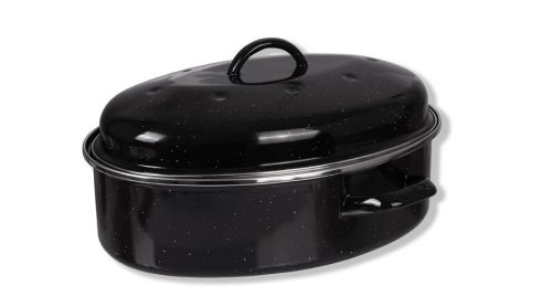 Bonyhádi zománcozott kacsasütő 32 cm