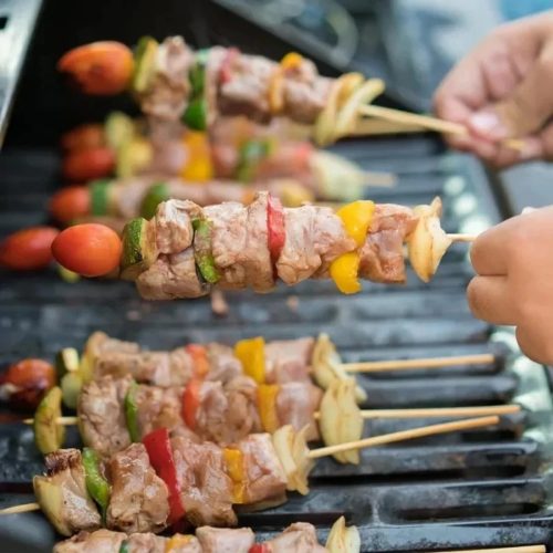 Grillnyárs / Saslik pálca 40cm x 4mm 50db