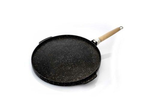 OMAC kétoldalas grill lap levehető nyéllel 36cm