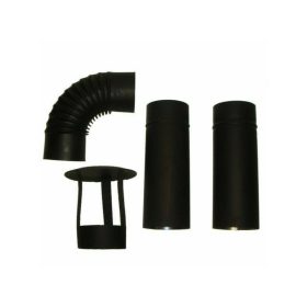 Üstházhoz füstcső + könyök + kalap