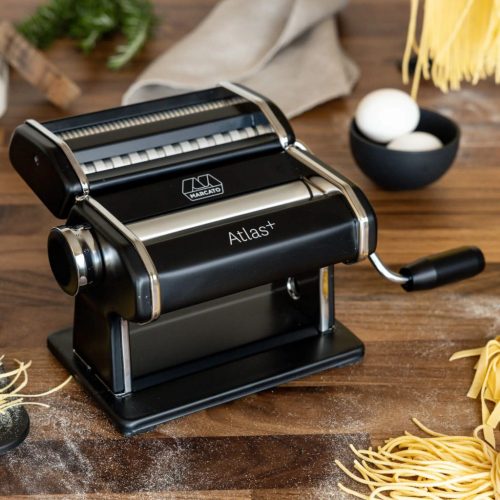 Marcato Atlas⁺ fekete tésztagép és nyújtógép - olasz 