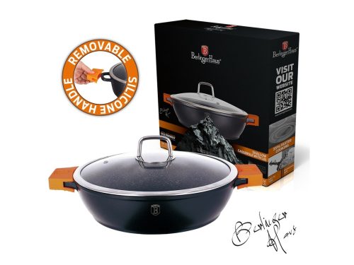 Berlinger Haus Lábas márvány bevonattal, levehető szilikon fogóval, 32 cm