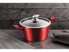 Berlinger Haus lábas fedővel 24 cm. Metallic Line Burgundy Edition
