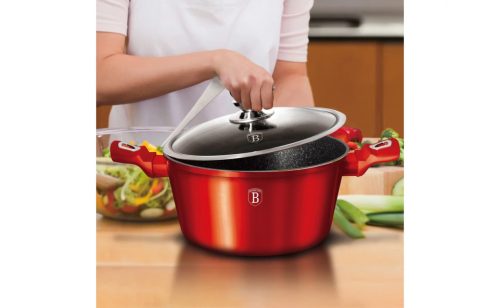 Berlinger Haus 3 részes edénykészlet Metallic Line Burgundy