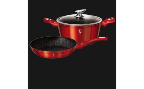 Berlinger Haus 3 részes edénykészlet Metallic Line Burgundy