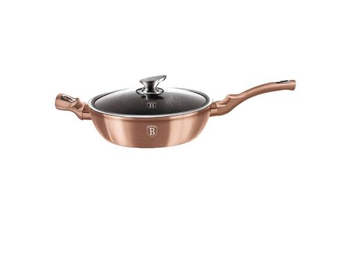 Berlinger Haus  mély serpenyő fedővel  28 cm  Rosegold Collection
