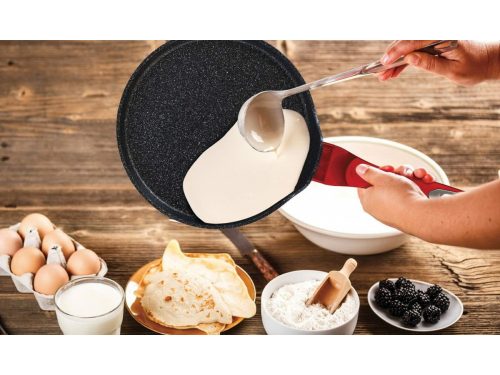 Berlinger Haus Palacsintasütő márványbevonattal 28 cm Metallic Line Burgundy Edition