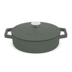 Berlinger Haus öntöttvas alacsony lábas, 26 cm, zöld