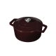 Berlinger Haus  Öntöttvas lábas fedővel 24cm Burgundy