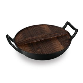 Berlinger Haus Öntöttvas wok fa fedővel 30 cm Strong Mold