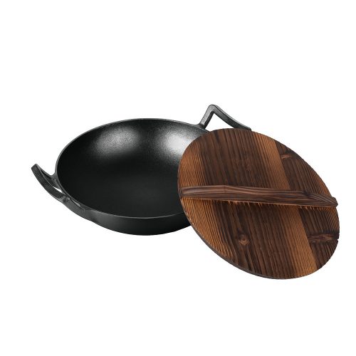 Berlinger Haus Öntöttvas wok fa fedővel 30 cm Strong Mold