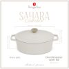 Berlinger Haus Ovális öntöttvas pecsenyesütő (4,65 L) Sahara Collection
