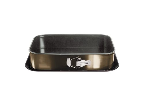 Berlinger Haus kapcsos, szögletes tortaforma, Shiny Black collection