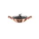 Berlinger Haus Wok fedővel 30 cm Metallic Line Rose Gold Edition