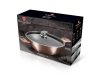 Berlinger Haus Wok fedővel 30 cm Metallic Line Rose Gold Edition