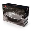 Berlinger Haus wok fedővel 30 cm Black Silver Collection