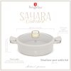 Berligner Haus Alacsony lábas fedővel (3,8 L) Sahara Collection