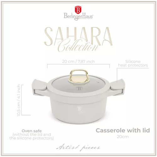 Berlinger Haus Lábas fedővel (2,5 L) Sahara Collection