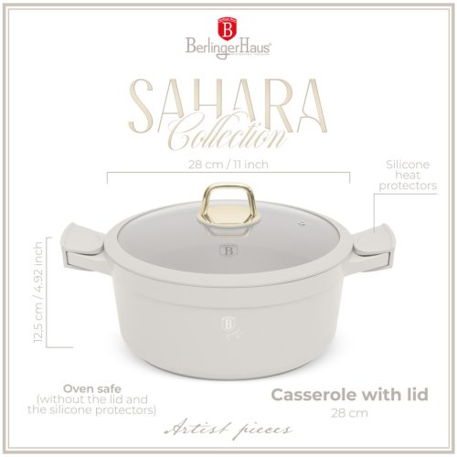Berlinger Haus Lábas fedővel (6,1 L) Sahara Collection