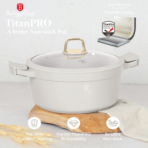 Berlinger Haus Lábas fedővel (6,1 L) Sahara Collection