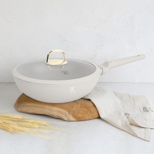 Berlinger Haus Wok fedővel, 28 cm, Sahara Collection