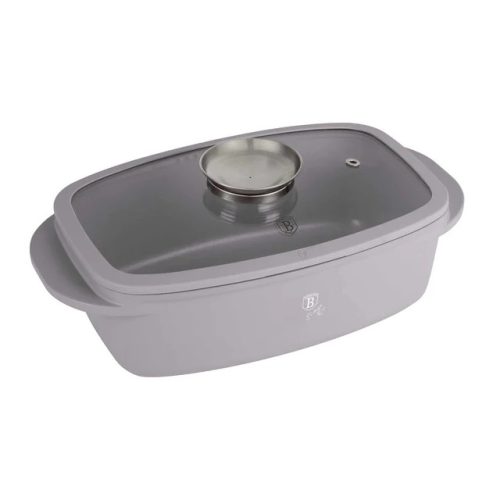 Berlinger Haus Pecsenyesütő fedővel és aroma gombbal Taupe Collection