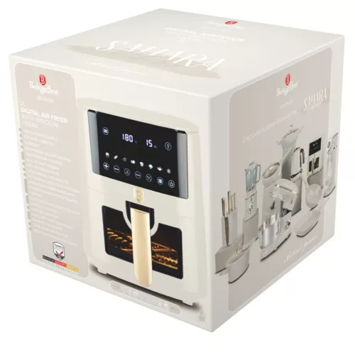 Berlinger Haus AirFryer átlátszó ablakkal (5 L) Sahara Collection