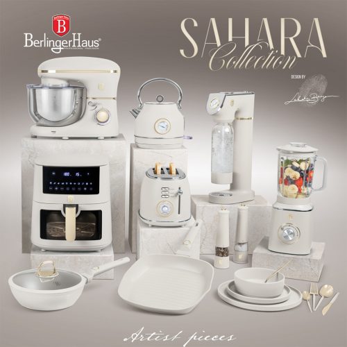 Berlinger Haus Air Fryer, 6,3 L, átlátszó ablakkal, Sahara Collection