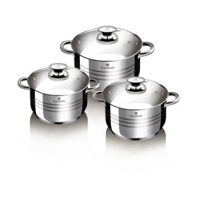   Blaumann rozsdamentes edénykészlet 6 részes, Gourmet Line Jumbo