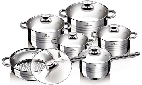 Blaumann Edénykészlet Gourmet Line 12 részes rozsdamentes