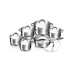 Blaumann Edénykészlet Gourmet Line 12 részes rozsdamentes