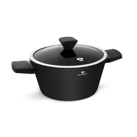   Blaumann Black Silver Collection tapadásmentes lábas fedővel 24 cm